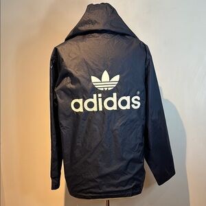 Adidas  Navy/silver reversible Utility Jacket/windbreaker size M